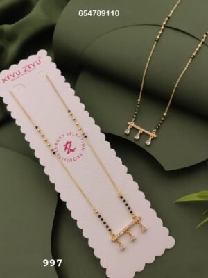 MS-997 Anti-Tarnish Imported Mangalsutra - Kiyu ziyu By Anjni Creation