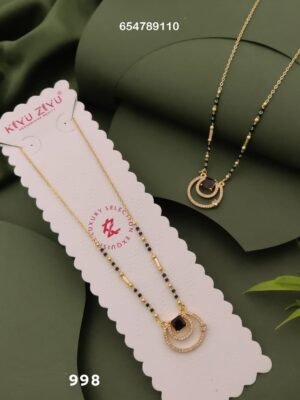 MS-998 Anti-Tarnish Imported Mangalsutra - Kiyu ziyu By Anjni Creation