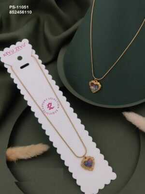 PS-11051 Anti-Tarnish Stainless Steel  Necklace