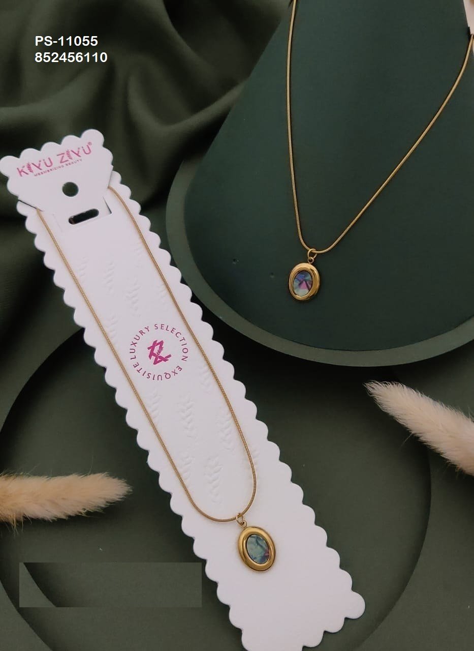PS-11055 Anti-Tarnish Stainless Steel Necklace
