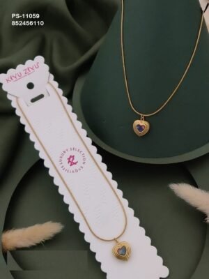 PS-11059 Anti-Tarnish Stainless Steel  Necklace