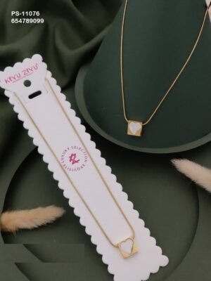 PS-11076 Anti-Tarnish Stainless Steel  Necklace