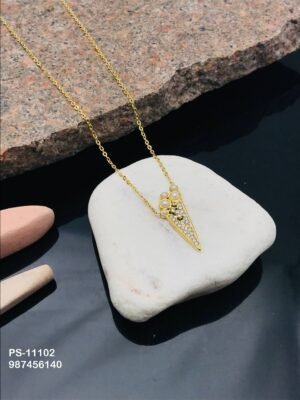 PS-11102 Anti-Tarnish Stainless Steel Necklace - Kiyu ziyu By Anjni Creation