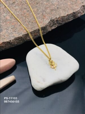 PS-11103 Anti-Tarnish Stainless Steel Necklace - Kiyu ziyu By Anjni Creation