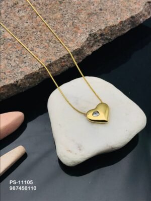 PS-11105 Anti-Tarnish Stainless Steel Necklace - Kiyu ziyu By Anjni Creation