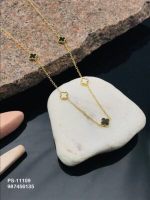 PS-11109 Anti-Tarnish Stainless Steel Necklace - Kiyu ziyu By Anjni Creation