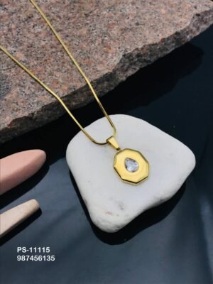 PS-11115 Anti-Tarnish Stainless Steel Necklace - Kiyu ziyu By Anjni Creation