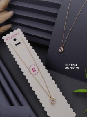 PS-11204 Anti-Tarnish Stainless Steel Necklace - Kiyu ziyu By Anjni Creation