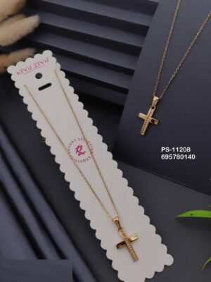 PS-11208 Anti-Tarnish Stainless Steel Necklace - Kiyu ziyu By Anjni Creation