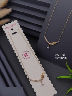 PS-11212 Anti-Tarnish Stainless Steel Necklace - Kiyu ziyu By Anjni Creation
