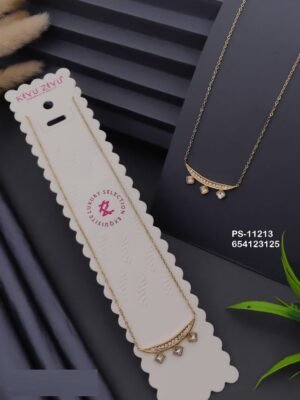PS-11213 Anti-Tarnish Stainless Steel Necklace - Kiyu ziyu By Anjni Creation