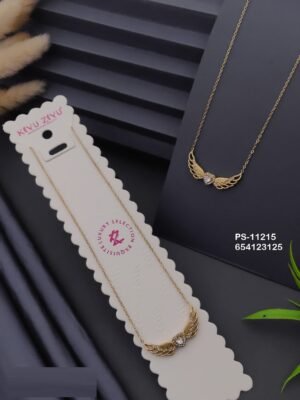 PS-11215 Anti-Tarnish Stainless Steel Necklace - Kiyu ziyu By Anjni Creation