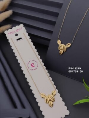 PS-11219 Anti-Tarnish Stainless Steel Necklace - Kiyu ziyu By Anjni Creation