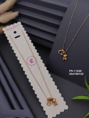 PS-11226 Anti-Tarnish Stainless Steel Necklace - Kiyu ziyu By Anjni Creation
