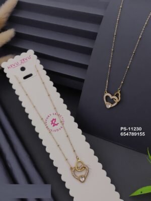 PS-11230 Anti-Tarnish Stainless Steel Necklace - Kiyu ziyu By Anjni Creation