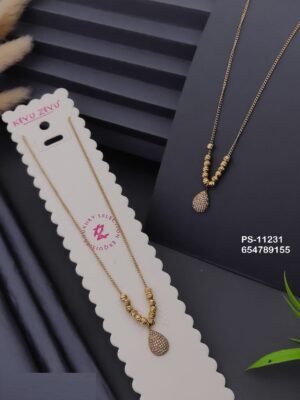 PS-11231 Anti-Tarnish Stainless Steel Necklace - Kiyu ziyu By Anjni Creation