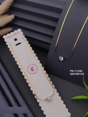 PS-11236 Anti-Tarnish Stainless Steel Necklace - Kiyu ziyu By Anjni Creation
