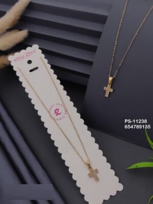PS-11238 Anti-Tarnish Stainless Steel Necklace - Kiyu ziyu By Anjni Creation