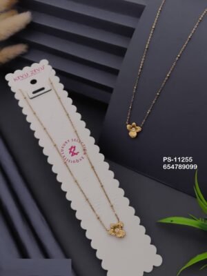 PS-11255 Anti-Tarnish Stainless Steel Necklace - Kiyu ziyu By Anjni Creation