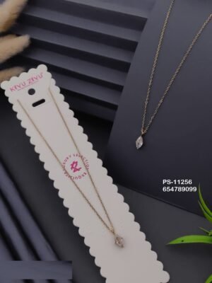 PS-11256 Anti-Tarnish Stainless Steel Necklace - Kiyu ziyu By Anjni Creation