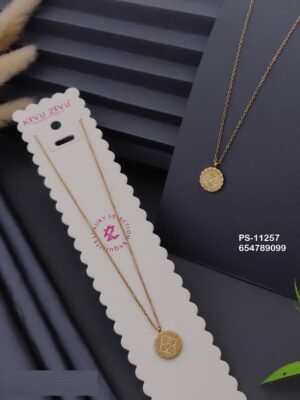 PS-11257 Anti-Tarnish Stainless Steel Necklace - Kiyu ziyu By Anjni Creation