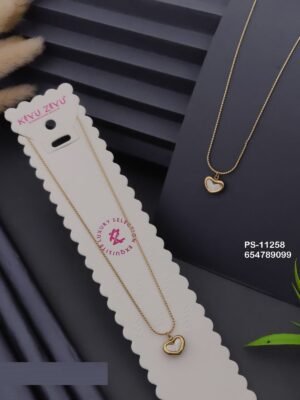 PS-11258 Anti-Tarnish Stainless Steel Necklace - Kiyu ziyu By Anjni Creation
