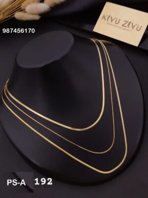 PS-A192 Anti-Tarnish Stainless Steel Layer Necklace - Kiyu ziyu By Anjni Creation
