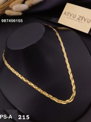 PS-A215 Anti-Tarnish Stainless Steel Layer Necklace - Kiyu ziyu By Anjni Creation