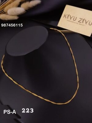 PS-A223 Anti-Tarnish Stainless Steel Layer Necklace - Kiyu ziyu By Anjni Creation