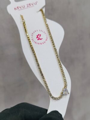 ANK-713 Anti-Tarnish Stainless Steel Anklets - Kiyu ziyu By Anjni Creation