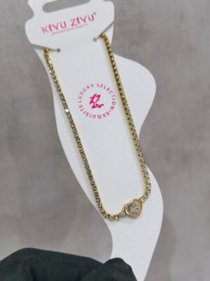 ANK-714 Anti-Tarnish Stainless Steel Anklets - Kiyu ziyu By Anjni Creation