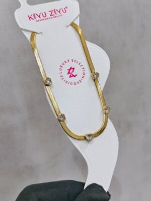 ANK-715 Anti-Tarnish Stainless Steel Anklets - Kiyu ziyu By Anjni Creation