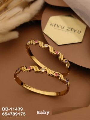 BB-11439 Anti-Tarnish Stainless Steel Baby Size (2.4) - Kiyu ziyu By Anjni Creation