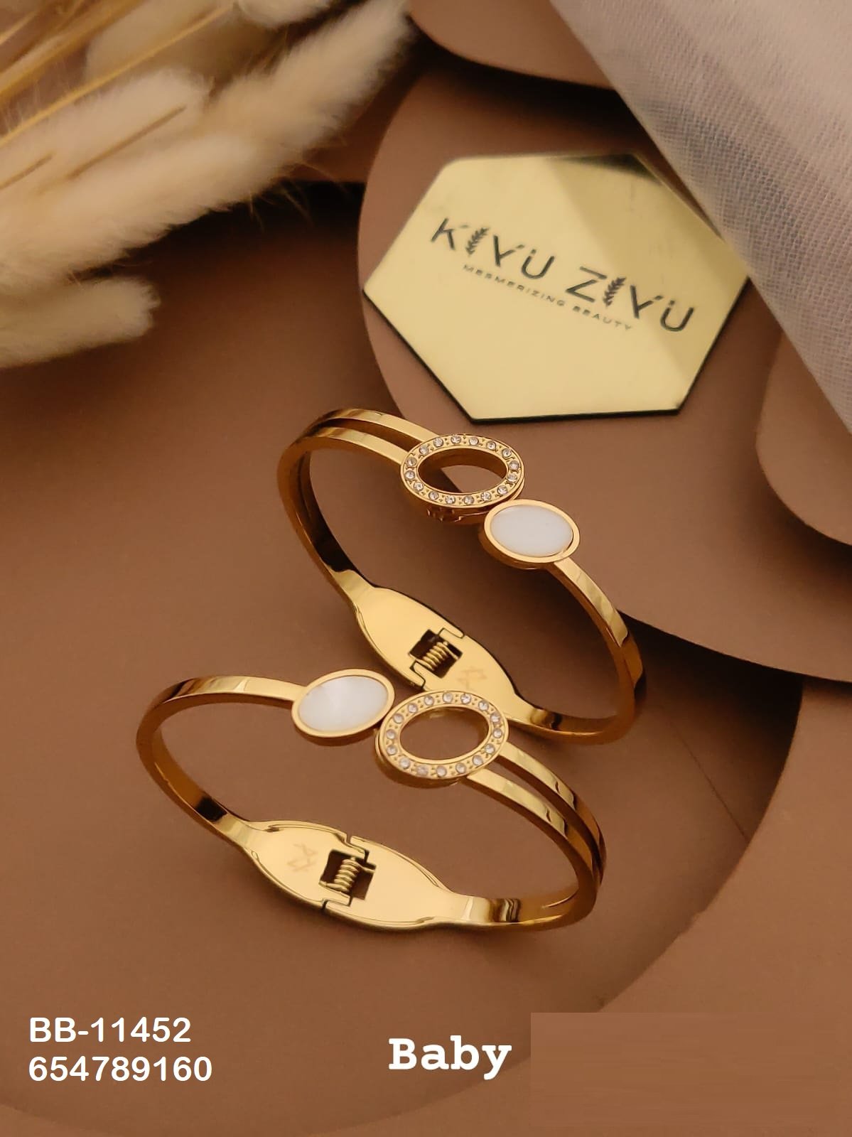 BB-11452 Anti-Tarnish Stainless Steel Baby Size (2.4) - Kiyu ziyu By Anjni Creation