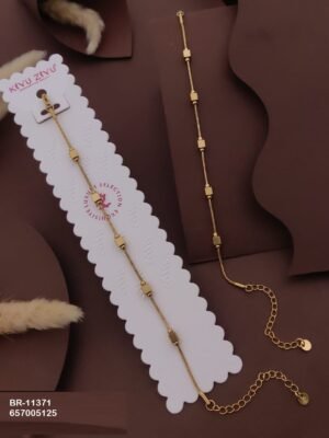 BR-11371 Anti-Tarnish Stainless Steel Chain Bracelets - Kiyu ziyu By Anjni Creation