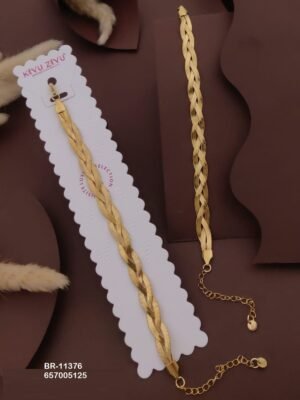 BR-11376 Anti-Tarnish Stainless Steel Chain Bracelets - Kiyu ziyu By Anjni Creation