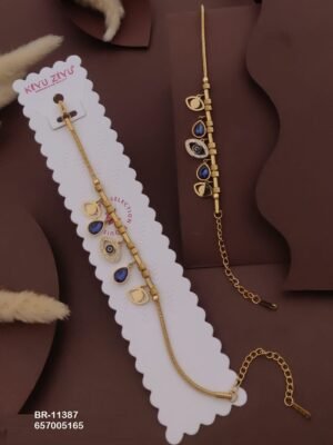 BR-11387 Anti-Tarnish Stainless Steel Chain Bracelets - Kiyu ziyu By Anjni Creation