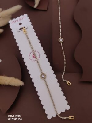 BR-11390 Anti-Tarnish Stainless Steel Chain Bracelets - Kiyu ziyu By Anjni Creation