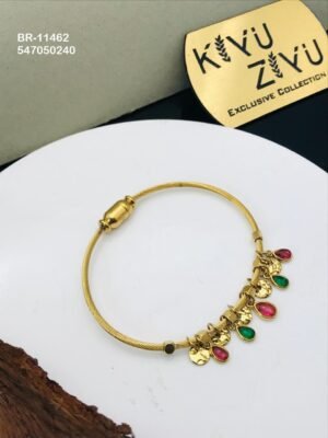 BR-11462 Anti-Tarnish Stainless Steel Charms Style Bracelet - Kiyu ziyu By Anjni Creation