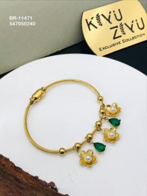 BR-11471 Anti-Tarnish Stainless Steel Charms Style Bracelet - Kiyu ziyu By Anjni Creation