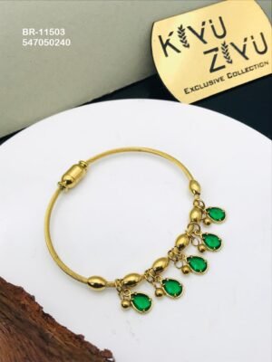 BR-11503 Anti-Tarnish Stainless Steel Charms Style Bracelet - Kiyu ziyu By Anjni Creation