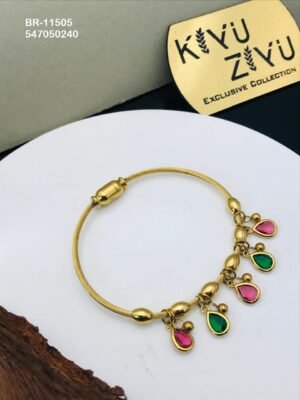 BR-11505 Anti-Tarnish Stainless Steel Charms Style Bracelet - Kiyu ziyu By Anjni Creation