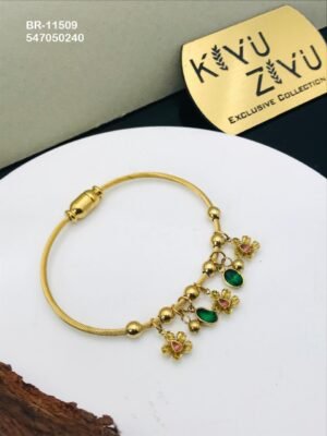 BR-11509 Anti-Tarnish Stainless Steel Charms Style Bracelet - Kiyu ziyu By Anjni Creation