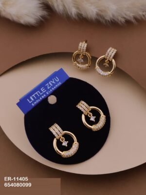 ER-11405 Anti-Tarnish Imported Earrings - Kiyu ziyu By Anjni Creation