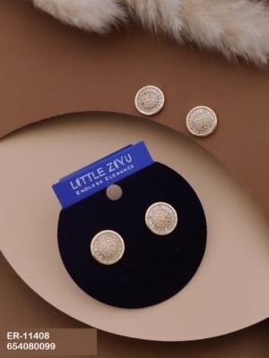ER-11408 Anti-Tarnish Imported Earrings - Kiyu ziyu By Anjni Creation