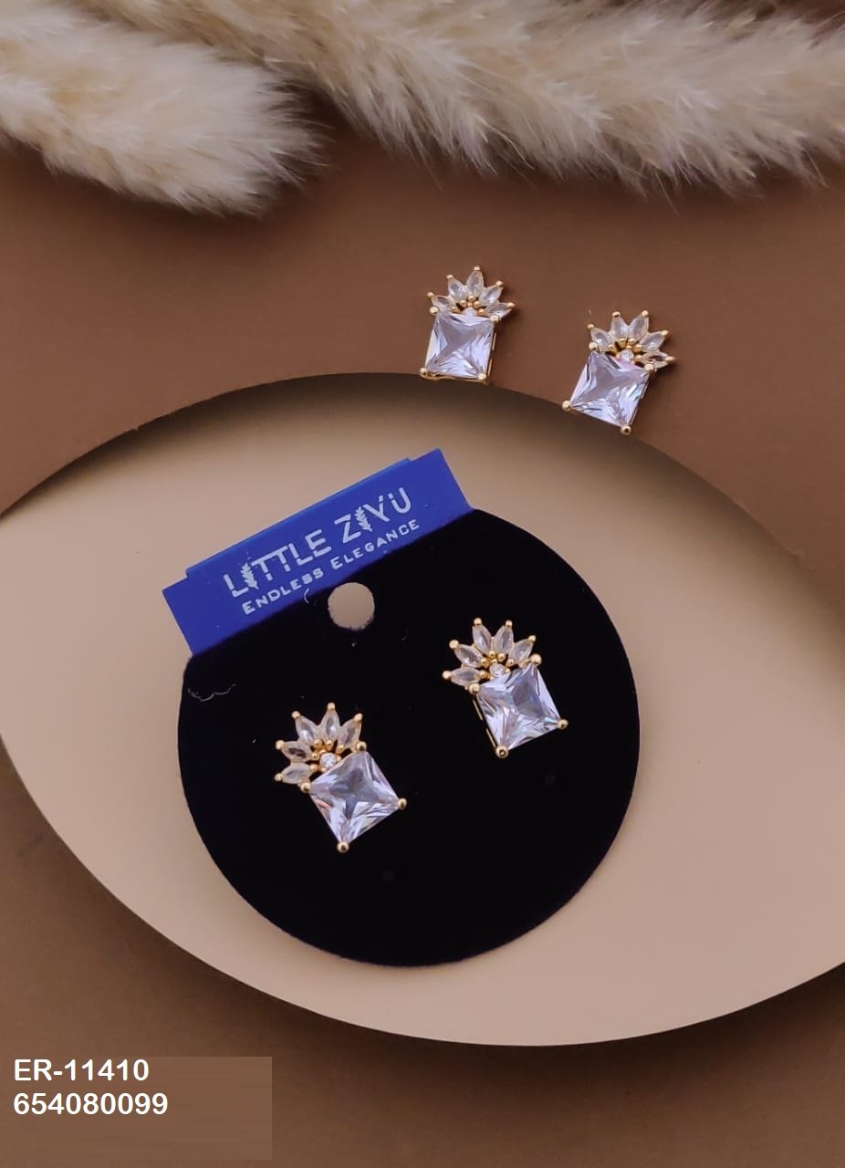 ER-11410 Anti-Tarnish Imported Earrings - Kiyu ziyu By Anjni Creation