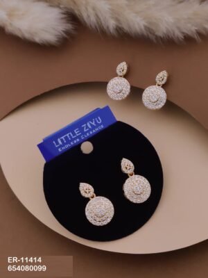 ER-11414 Anti-Tarnish Imported Earrings - Kiyu ziyu By Anjni Creation