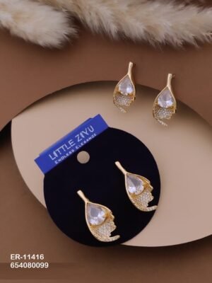 ER-11416 Anti-Tarnish Imported Earrings - Kiyu ziyu By Anjni Creation