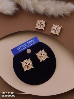 ER-11419 Anti-Tarnish Imported Earrings - Kiyu ziyu By Anjni Creation