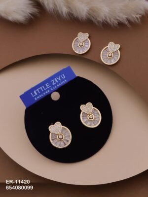 ER-11420 Anti-Tarnish Imported Earrings - Kiyu ziyu By Anjni Creation
